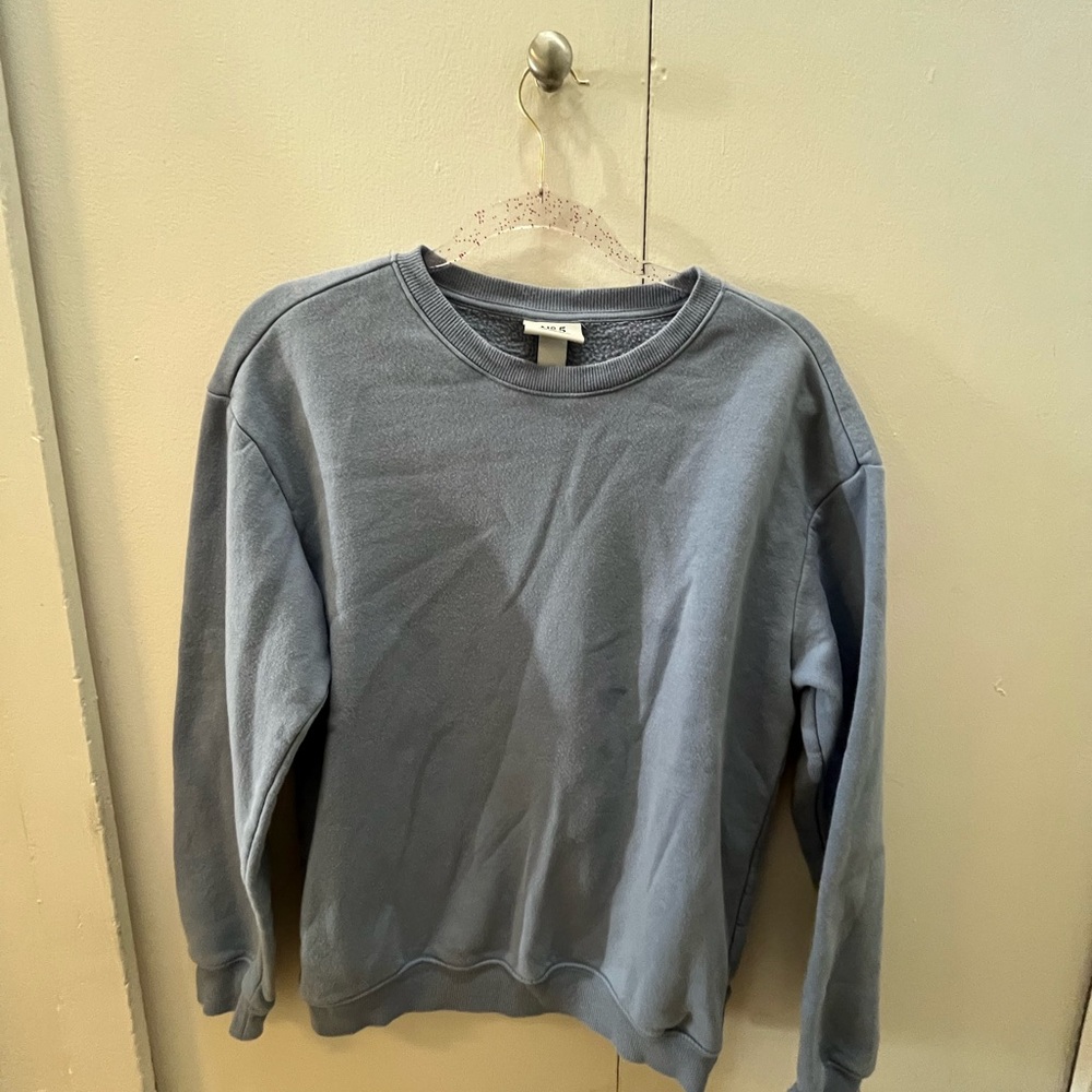 Unisex Blue Crewneck Sweater